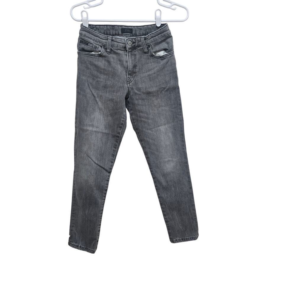 Polo Ralph Lauren The Sullivan Slim Gray Skinny Jeans Girls 14